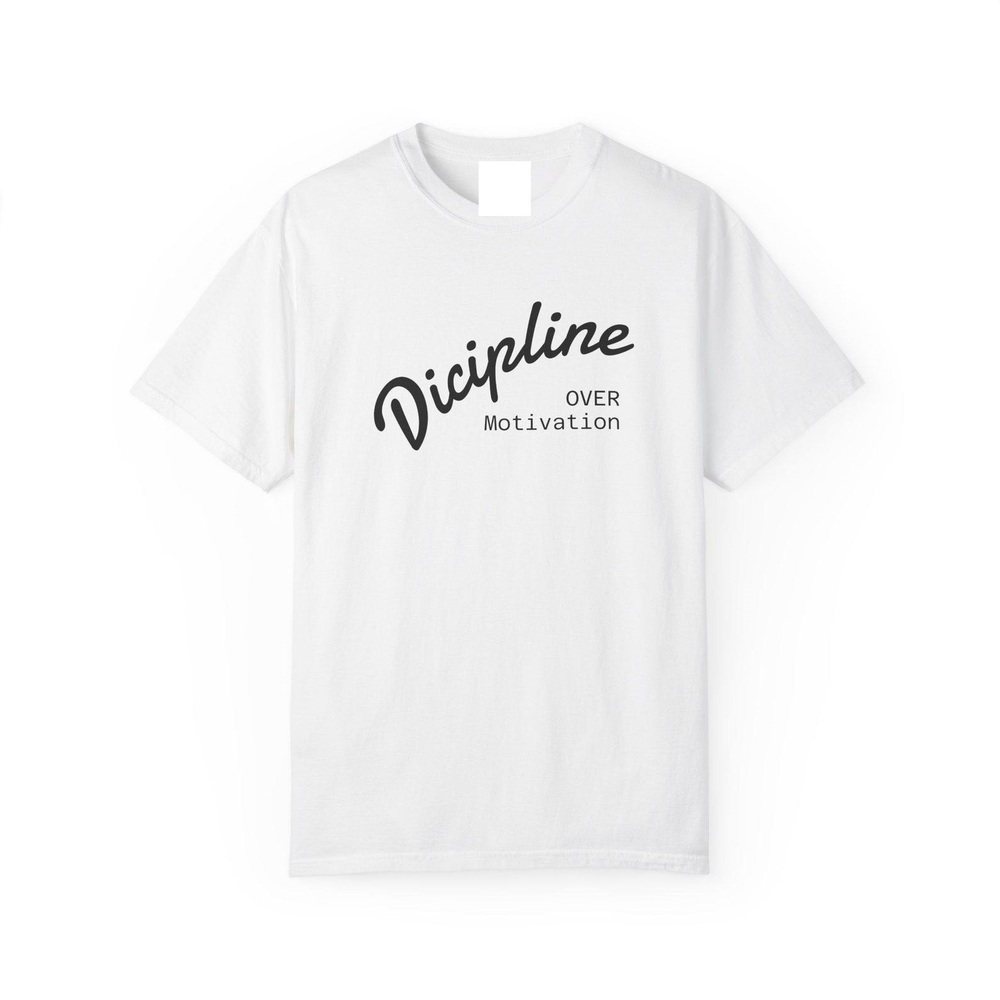 Discipline White Tshirt